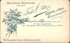 W6503 Mainz-Kastel Photograph Fritz Otto Uniform CDV