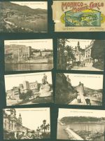 Monte Carlo Kleinposten bis 20 Lot mit 12 AK Originalumschlag