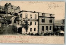 64405 W6101 Lichtenberg , Odenw 1903 - Schloß Gasthaus zur schönen Aussicht