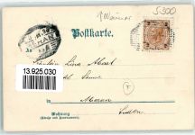 O5300 Weimar , Thür Wohnhaus Schiller 1898 Lithographie