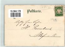 91438 W8532 Bad Windsheim 1900 Gebrauchsspuren Lithographie Kriegerdenkmal Pfarrtöchterheim Altes Rathaus