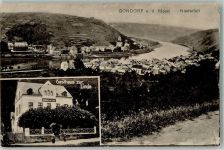 56299 W5401 Kobern-Gondorf 1918 - Niederfell Gasthaus zur Linde Feldpoststempel