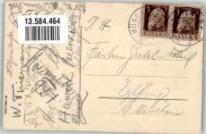 W8000 München Absolvia Wilhelmina Studentenwappen 1911