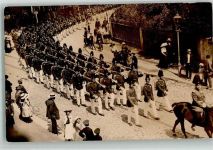 01067 O8000 Dresden 1913 Foto AK Militärparade Ort lt. Stempel