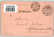 01067 O8000 Dresden 1902 Lithographie / Mondschein Schloßplatz Radfahrer Hunde Kutschen
