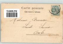 Durchbrochene Papierwand Francs AK Geldschein auf AK 1904
