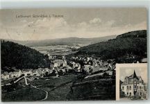 61389 W6384 Schmitten , Taunus - Hotel Pension Kaffee Frankfurter Hof Kirche