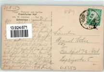 61389 W6384 Schmitten , Taunus - Hotel Pension Kaffee Frankfurter Hof Kirche