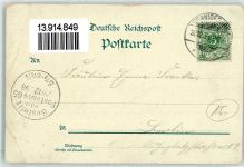 38855 O3700 Wernigerode 1898 Gebrauchsspuren Lithographie Schloß Rathaus Hirsch Reh