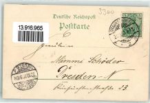 38100 W3300 Braunschweig 1900 Lithographie Theater Burgplatz Weberstraße Andreaskirche Residenzschloß
