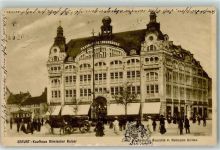 99084 O5000 Erfurt 1911 Gebrauchsspuren Kaufhaus Römischer Kaiser sign. Hermann Killian Künstlerkarte