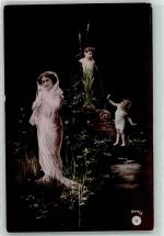 NPG Serie 344/3 Oranotypie Jugendstil Surrealismus 1905
