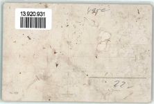 32423 W4950 Minden , Westf 1915 Gebrauchsspuren Nagelschild des Inf.-Regts. Prinz Friedrichd. Niederlande 2.- Westf. Nr. 15