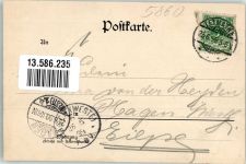 58636 W5860 Letmathe 1899 - Hotel Bohe ( rechts) Dorfstrasse