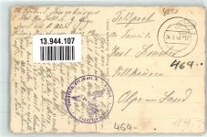 46483 W4230 Wesel a Rhein Foto AK WK II Stempel Fischerdorf Am Kalverbrückchen