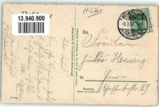 Verlag Bruno Bürger u. Ottillie 3666 Turnvater Jahn 1908 Lithographie / Prägedruck