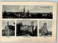 74357 W7124 Bönnigheim 1931 KEINE AK Original aufmontierte Verlagsmusterkarten Rathaus Villa Böhringer Burg