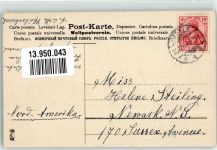 Neujahr Schweine Kleeblätter M.S.i.B. Nr.13810 Engel 1907 Prägedruck