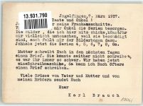 Stickstoffdüngung im Herbst AK Düngerwerbung 1937