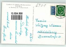69239 W6918 Darsberg Privatfoto AK Landheim d. Mädchen-Realgymnasiums Heidelberg Schlittenausflug Winter