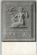 W1000 Berlin, unsortiert Postwertzeichen Ausstellung 1922 Brieftaube Sonderstempel Privatganzsache