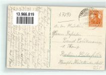 72250 W7290 Zwieselberg , Württ 1916 - Röhrender Hirsch über dem Hotel Pension Hirsch