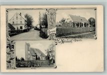 Neudorf Nowice BOAKC Geschäft Bäckerei und Koloniaqlwaren Kirche Schule