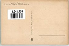 Nr. 237 sign. Ubbelohde , Paar mit einer Bibel auf AK Hess. Tracht, Mandt Künstlerkarte