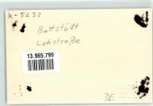 99628 O5232 Buttstädt Gebrauchsspuren Winter Lohstraße Ort handschriftlich FOTO KEINE AK