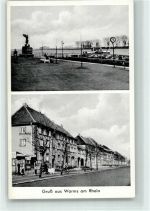 67547 W6520 Worms - mit Hagendenkmal und Siedlungshäuser Beck-Verlag P 72