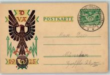 W8000 München DVA 1925 Adler Deutsche Verkehrs Ausstellung Sonderstempel Privatganzsache