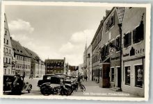 82256 W8080 Fürstenfeldbruck Foto AK Cafe Brameshuber Motorrad Oldtimer
