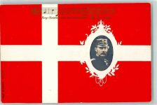 König Christian slod ved hoien Mast i Rög og Damp Adel Dänemark Prägedruck
