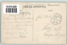 62680 Mericourt 1912 - la Rue des Mouchons Fahrrad