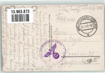 Greiffenberg Gryfow Slaski 1942 Gebrauchsspuren Marktplatz Prenzelgarten Greiffenstein Feldpost WK II Res. Lazarett