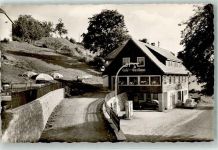 79837 W7821 Vogelbach , Schwarzw - Gasthaus Vogelbacher Hof Tankstelle Zapfsäulen