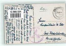 37269 W3440 Eschwege 1942 Gebrauchsspuren Hindenburg-Kaserne Fotograf Tellgmann Feldpost WK II