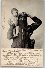 Kairo Cairo 1902 Foto AK Tracht Frau mit Kind