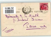 Colombo 1905 Foto AK Tracht Einbaum Kinder