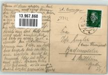 78112 W7742 St. Georgen im Schwarzwald 1931 Künstlerkarte sign. Eschbach Schwarzwälderin im Brautschmuck Ort handschriftlich