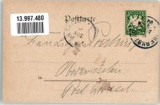W8500 Nürnberg Offiziers Kasino Empfangszimmer Saal 1. Chev. RegimentAdelskorrespondenz Kaserne 1899