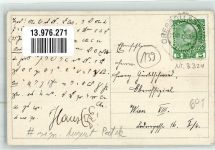 sign. Patek August Mädchen verteidigt ihre Blumen Dackel Künstler 1913
