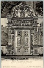 Moskau Moskwa 1900 - Porte de la salle Granovitala , Le palais du Kremlin