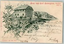 Raxalpe 1899 - Hüttenstempel Erzh.Carl Ludwig-Haus
