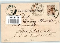 Raxalpe 1899 - Hüttenstempel Erzh.Carl Ludwig-Haus