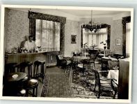 78098 W7740 Triberg im Schwarzwald Foto AK Schwarzwaldhotel Kurhaus Waldlust Gesellschaftsraum Bar