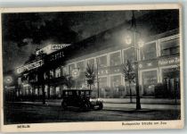 10115 W1000 Tiergarten Gebrauchsspuren Budapester Straße am Zoo bei Nacht Oldtimer