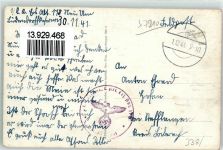 89231 W7910 Neu-Ulm Foto AK WK II Stempel Ludendorffkasserne