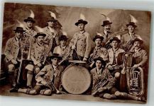 83727 W8162 Schliersee 1928 Foto AK Tracht Kapelle d´Schlieseer