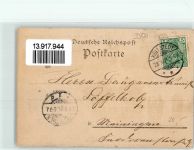34117 W3500 Kassel , Hess 1901 Lithographie Löwenburg Fontaine Cascaden Schloss Wilhelmshöhe